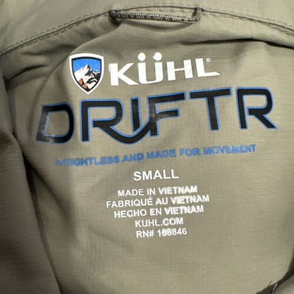 KUHL Men's Driftr Short-Sleeve Shirt /Small Spanish Moss UPF 50+New - Picture 9 of 13